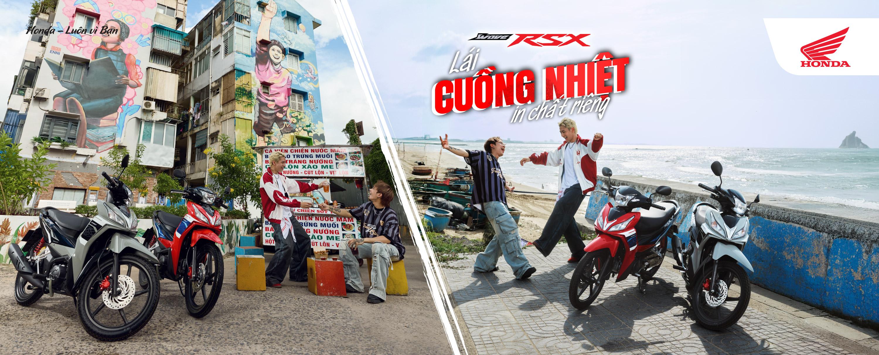 Wave RSX - Lái cuồng nhiệt, in chất riêng