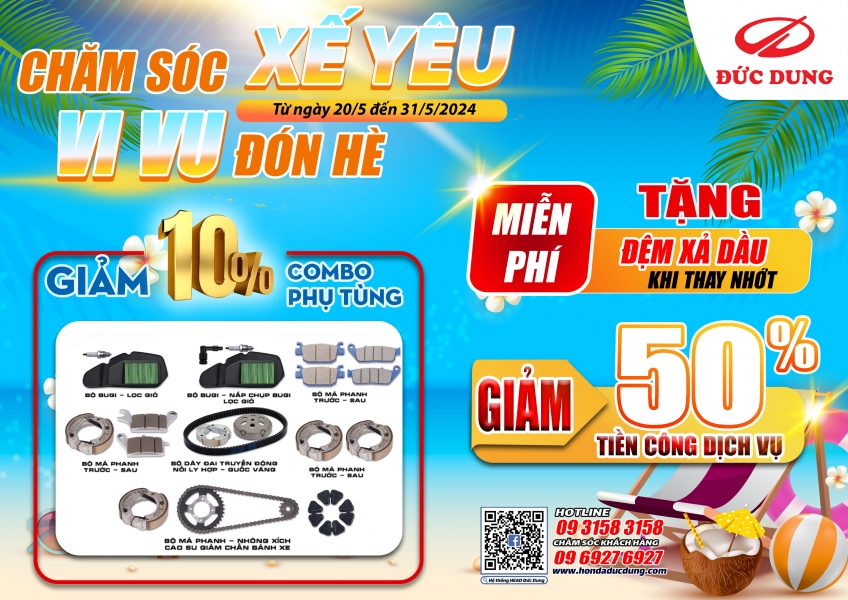 CHĂM SÓC XẾ YÊU - VI VU ĐÓN HÈ