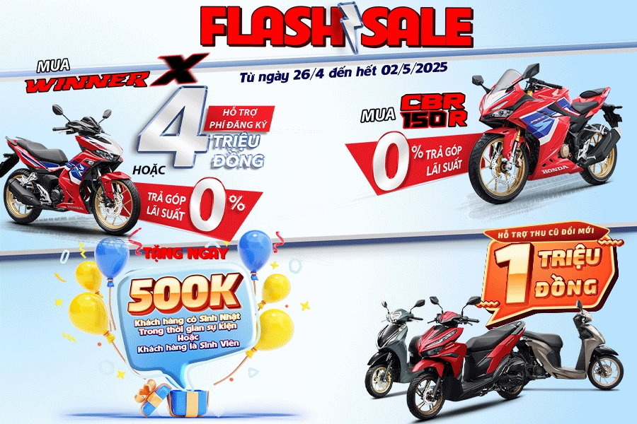 FLASH SALE - MỪNG ĐẠI LỄ 30/4 và 01/5