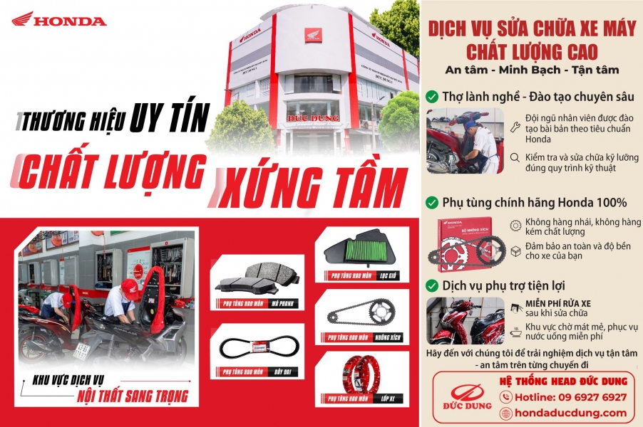 HONDA – THƯƠNG HIỆU UY TÍN, CHẤT LƯỢNG XỨNG TẦM