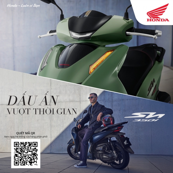 Honda Việt Nam giới thiệu SH350i hoàn toàn mới -DẤU ẤN VƯỢT THỜI GIAN