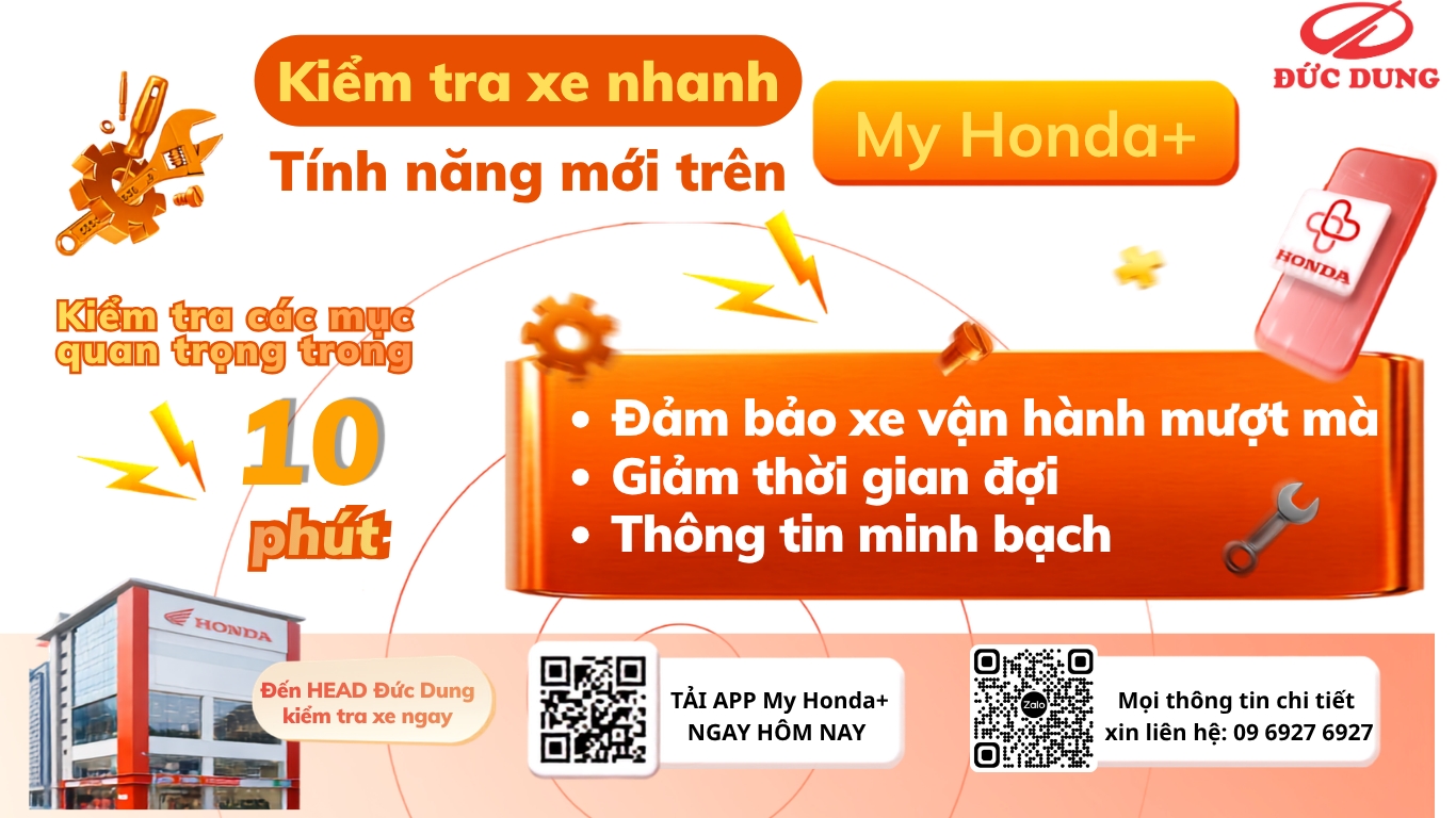 Kiểm tra xe nhanh_Tính năng mới trên Myhonda+ 