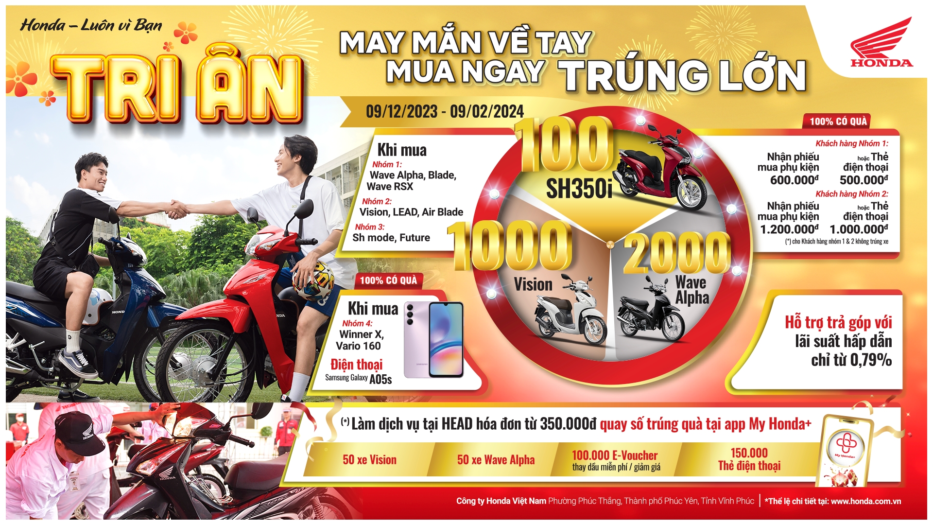 MAY MẮN VỀ TAY – MUA NGAY TRÚNG LỚN